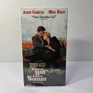 When a Man Loves a Woman VHS Andy Garcia Meg Ryan Touchstone Home Video 1994 VTG